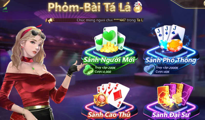 Game bài phỏm cùng người chơi nhận thưởng cực đã